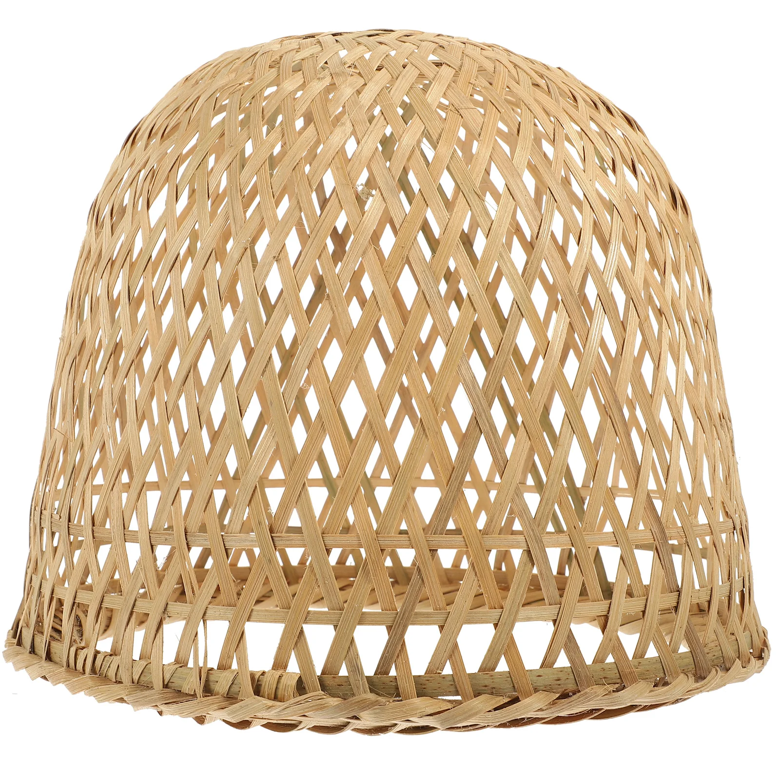 

Bamboo Lampshade Pendant Light Covers Chandelier Indoor Table Hanging Weaving Floor