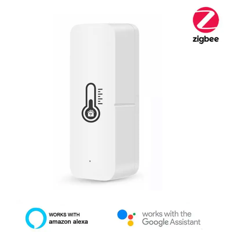 

AUBESS Tuya Smart ZigBee 3.0 Smart Temperature And Humidity Sensor Monitoring Reminder Works Alexa Google Home Smart Life App