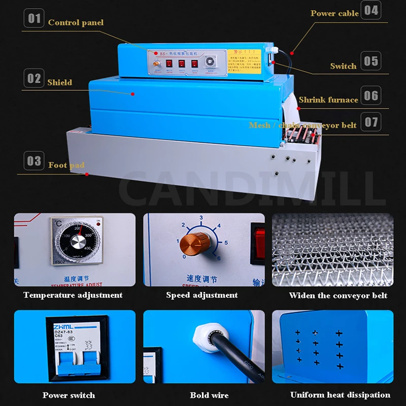 Рисунок 2 - Электрическая термоусадочная машина