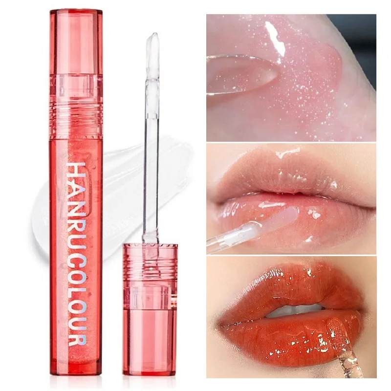 

Transparent Lip Gloss Labial Glitter Lip Glow Oil Clear Moisturizer Lipgloss Plumper Jelly Liquid Lipstick Make Up Cute Cosmetic