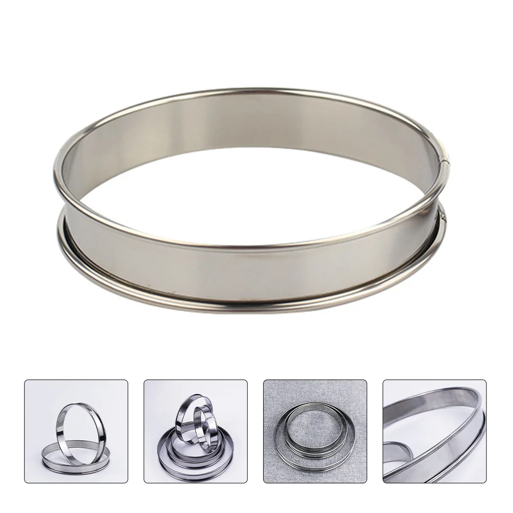 

1pc Kitchen Bakeware Household Round Pizza Saucing Ring Pizza Baking Tool