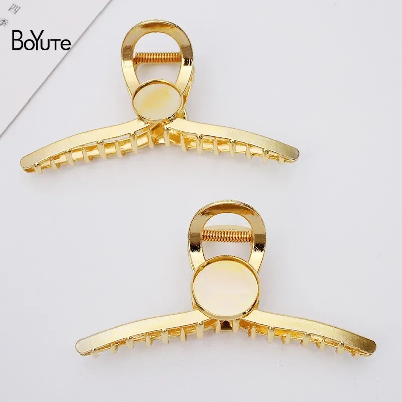 BoYuTe (5 шт./лот) подходит для волос размером 20 мм 25 металлический зажим с крупной