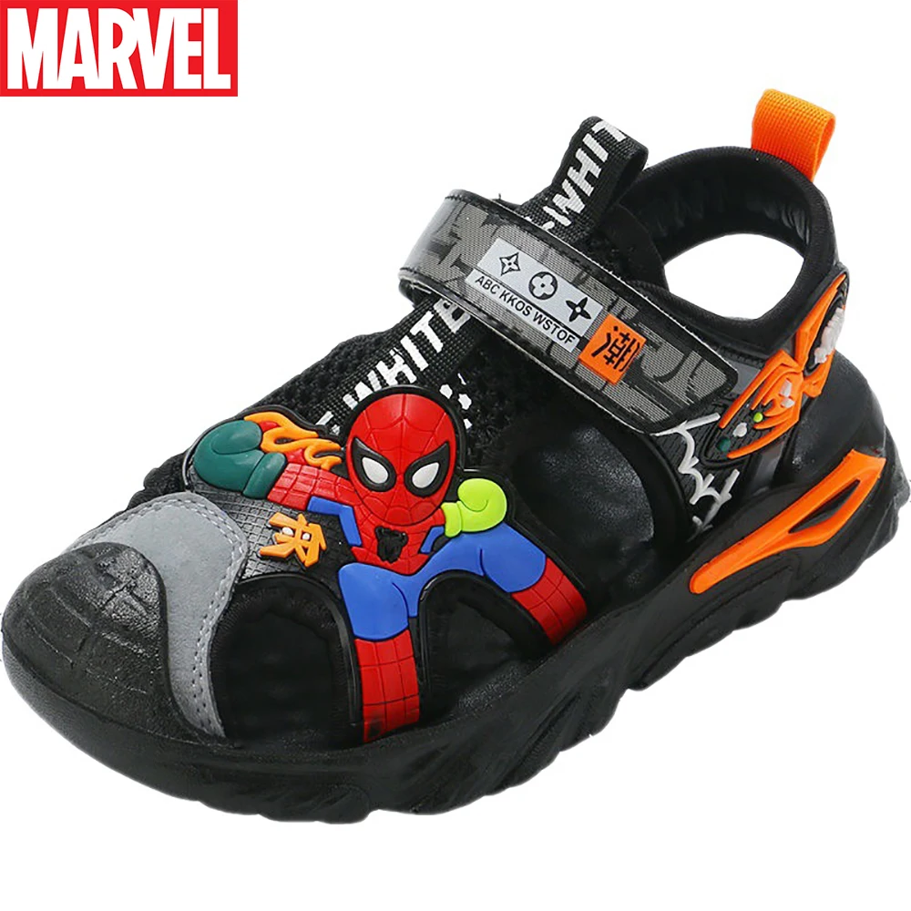

Marvel Children's Cartoon Sport Sandals For Summer Boys Cute Spider-man Breathable Casual Shoes Kids Non-slip Soft Bottom Sandal