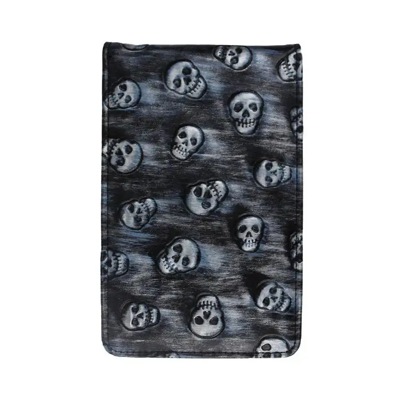 

Golf Notebook Back Pocket Waterproof Golf Scorecard Holder Portable Dustproof Scorecard Book And Holder With Skull Pattern For