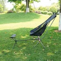 Portable Outdoor Folding Chair Moon Chair Footstool Recliner Lazy Man Dragging Telescopic Extension Leg Stool Moon Chair Kit