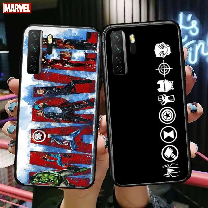 

Marvel logo comics Black Soft Cover The Pooh For Huawei Nova 8 7 6 SE 5T 7i 5i 5Z 5 4 4E 3 3i 3E 2i Pro Phone Case cases