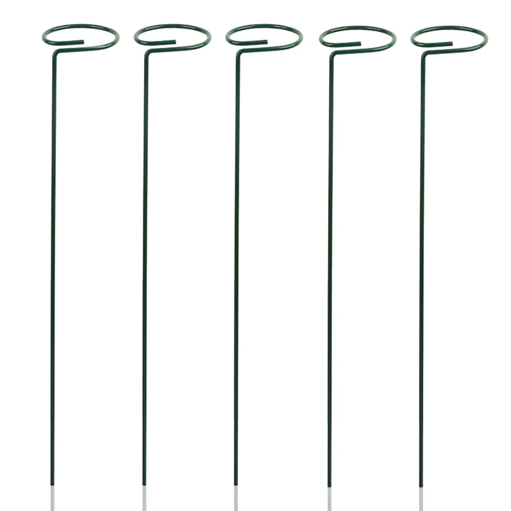 

5 Pieces Climbing Plant Support Stakes Indoor Outdoor Vine Trellis Patios Vegetables Training Guide Holder Supplies