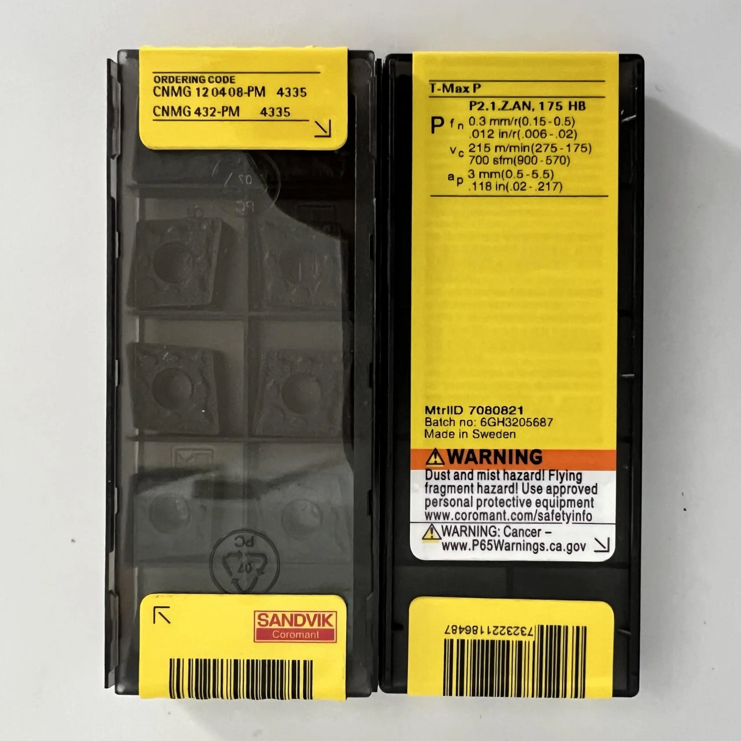 Оригинальное лезвие CNMG 120408 -PM 4335 / 4425 Лезвие с ЧПУ 10 шт.