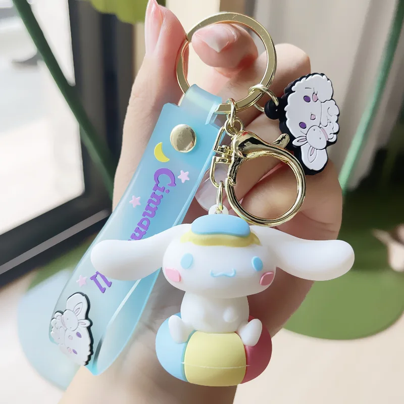 

Kawaii Sanriod Anime Hobby Cinnamoroll Seasons Series Cartoon Cute Keychain Pendant Bag Charm Gift for Girlfriend