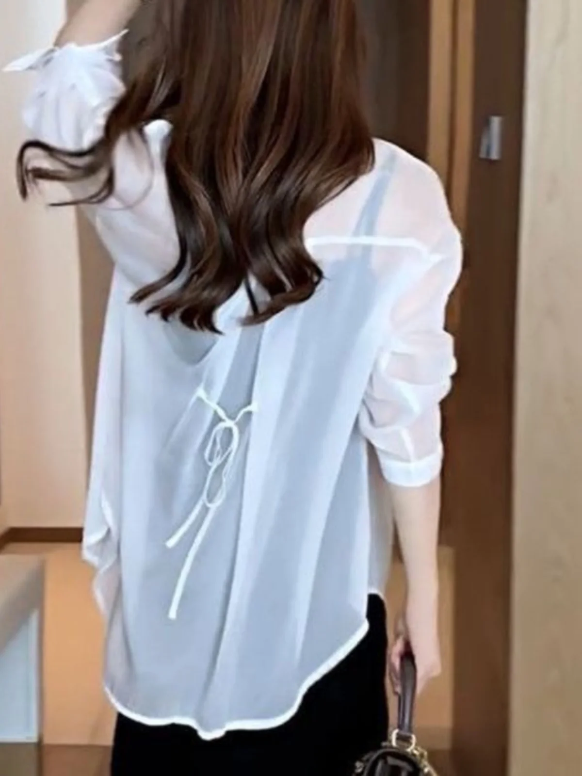 Классическая Серая одежда для защиты от солнца из ледяного шелка женская тонкая