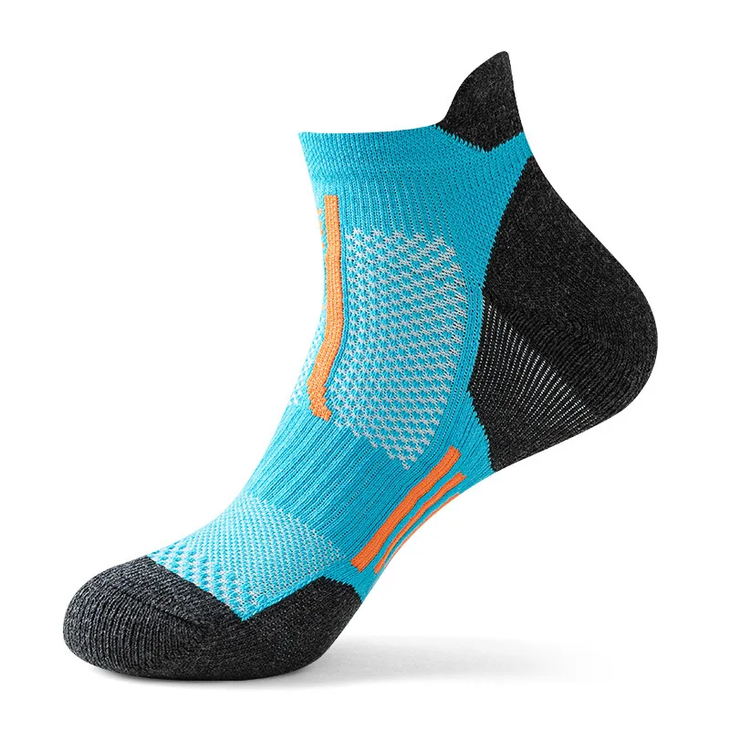 Socks Men's Sports Socks Professional Basketball Elite Socks Towel Bottom Non-slip Color Matching Terry Outdoor Running Socks