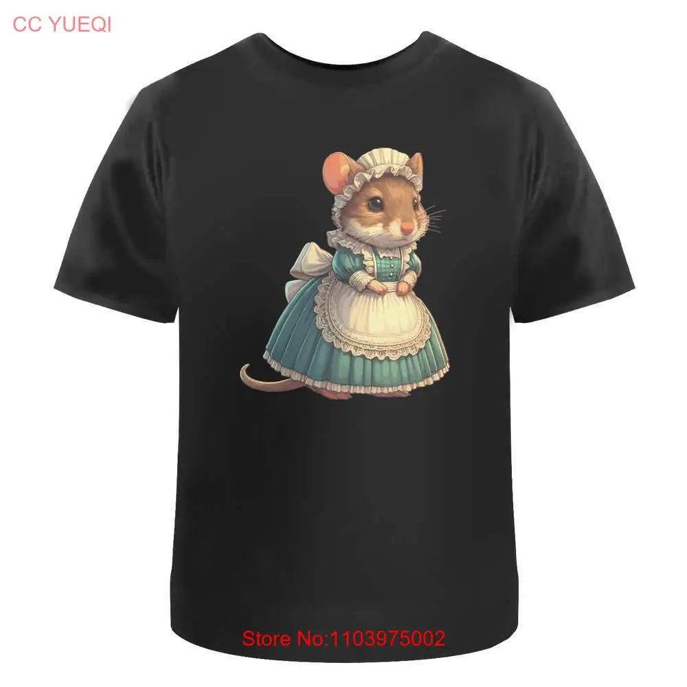 Мужские/женские хлопковые футболки dormouse Kitchen Maid (TA049582)