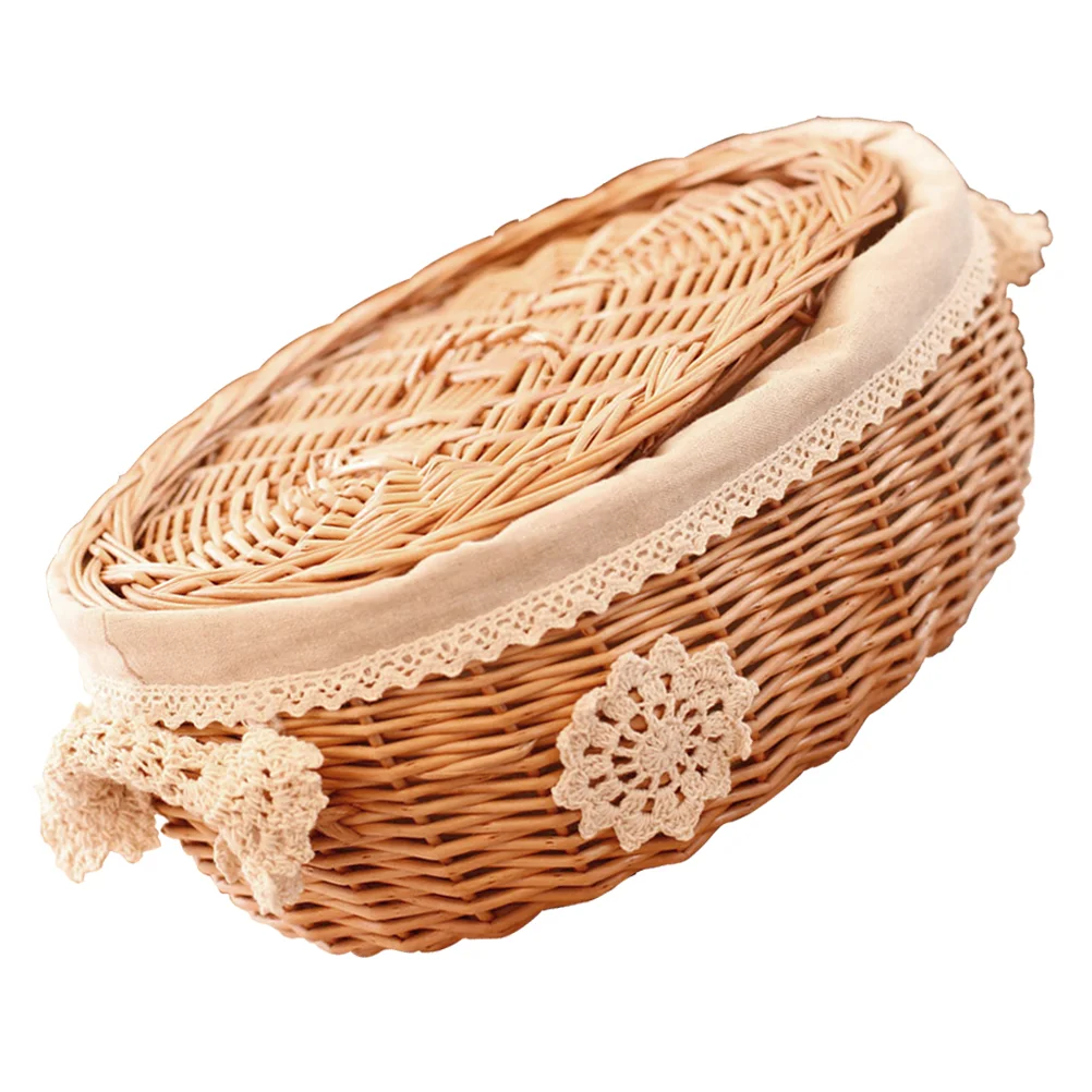 

Плетеная корзина для хранения фруктов из ивы, уличная корзина, корзина для цветов