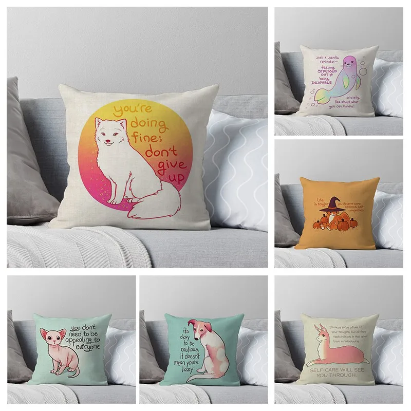 

Декоративный чехол для диванной подушки в скандинавском стиле, 40x60 см