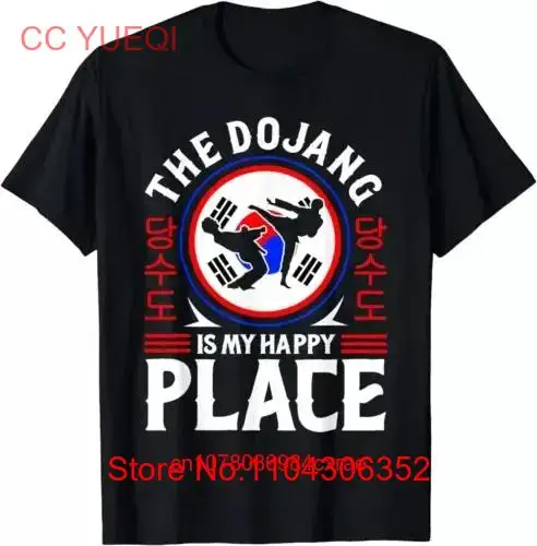 НОВАЯ ОГРАНИЧЕННАЯ забавная футболка Dojang Is My Happy Place Tang Soo Do S 3XL с длинными или