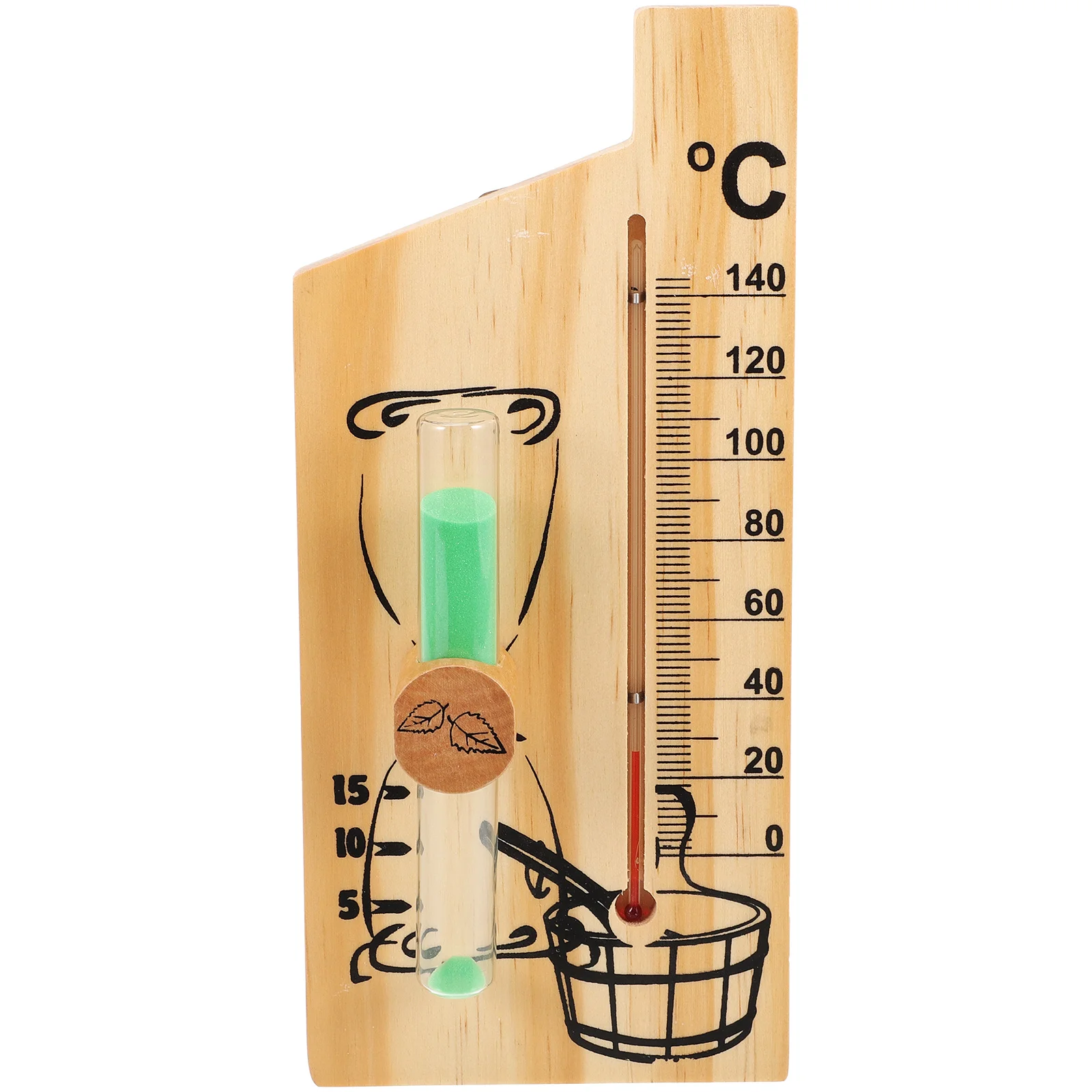 

Sauna Timer Household Hourglass Used Decor Wood Toys Reusable Clear Decorative Wall-mounted Reminding