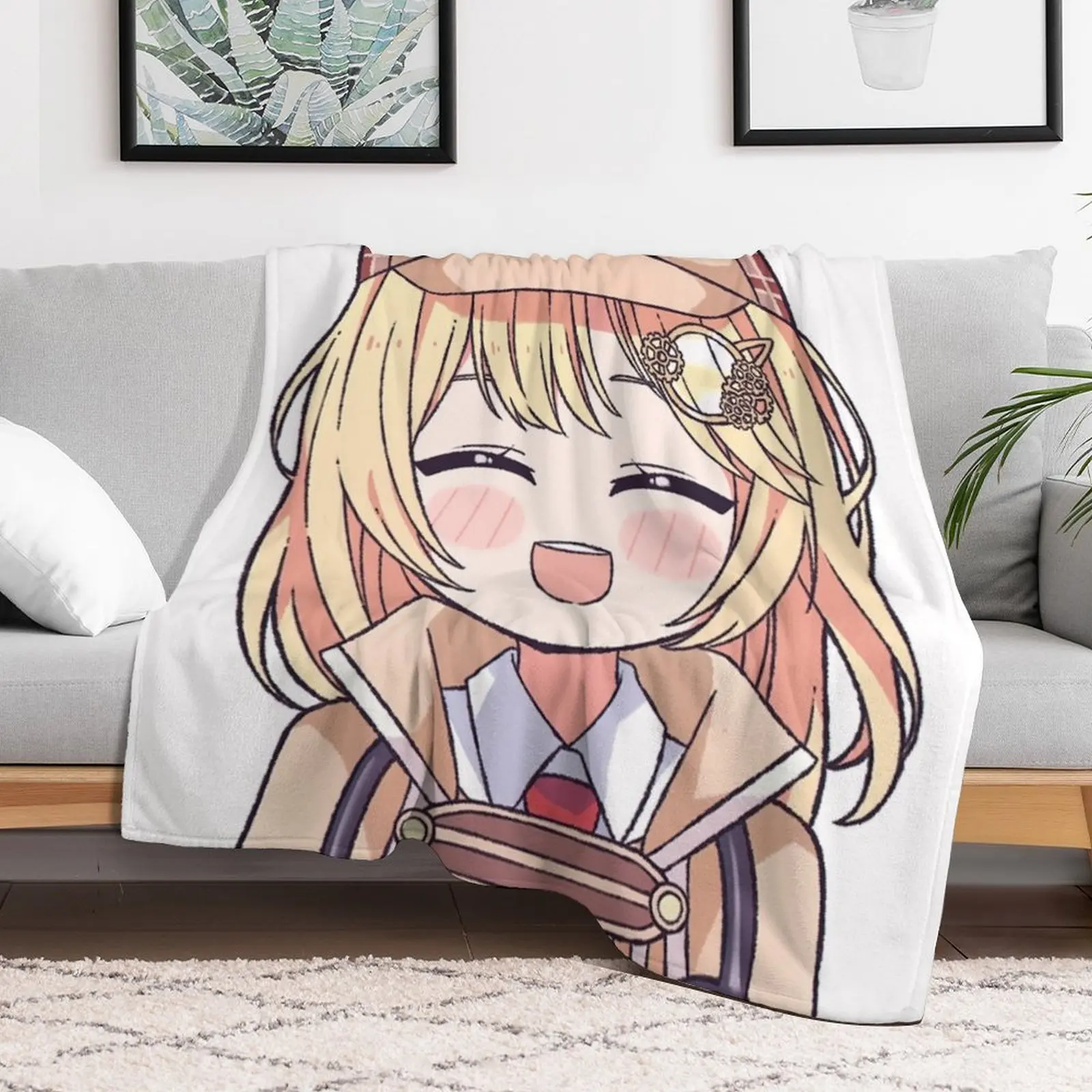 Одеяло Watson Amelia Chibi на заказ мягкие кровати для дивана тонкие клетчатые одеяла