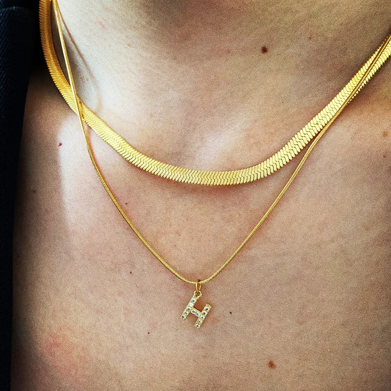 Змеиная цепочка интимное ожерелье с надписью Cham подвеска искусственным