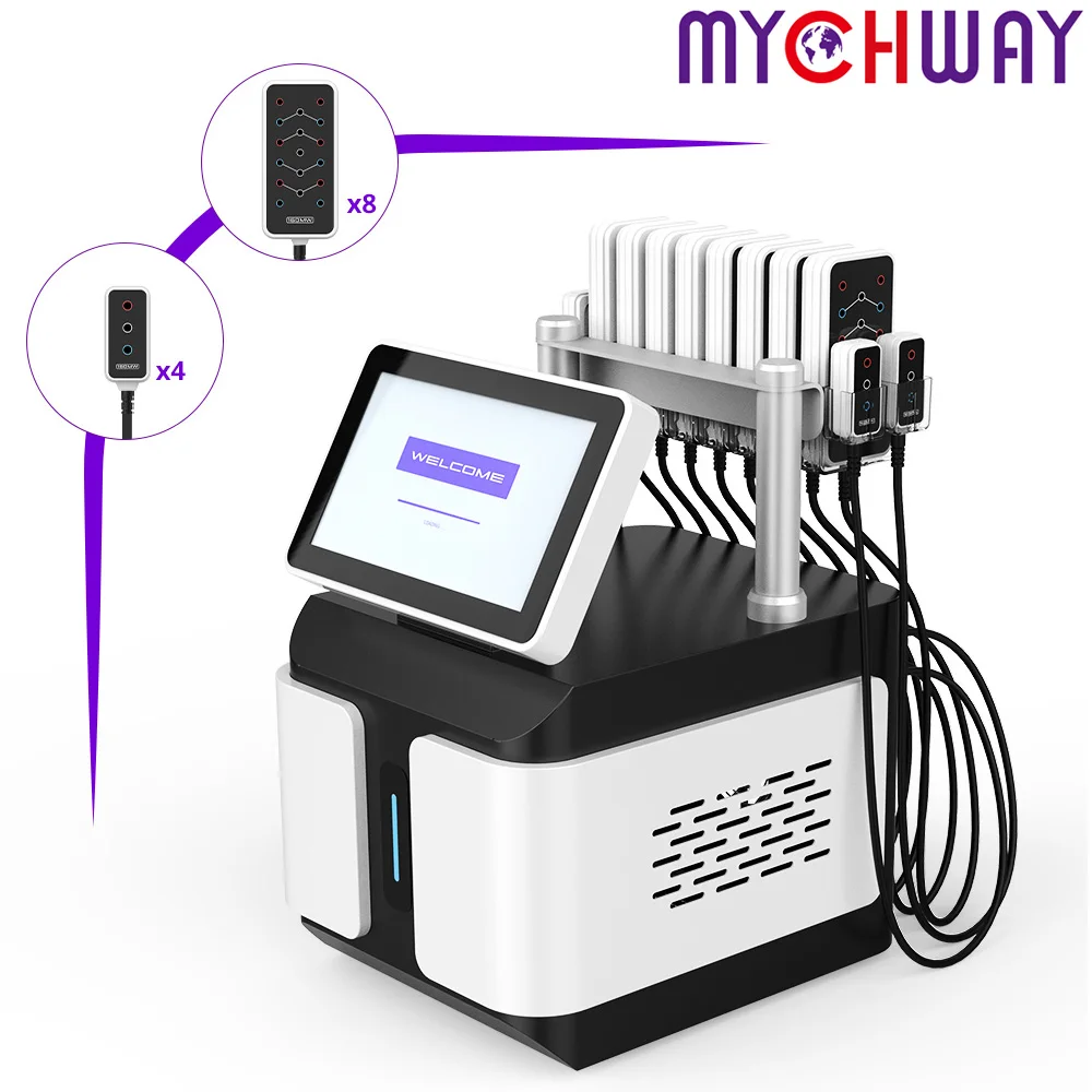 Фото 6D Lipo Laser Pads Машина с 6 длинами волн 12 подушечек мощностью 160 МВт для моделирования тела №1