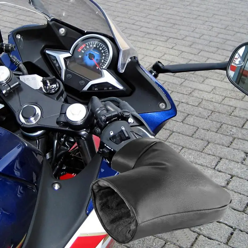 Манжеты на руль мотоцикла зимнее оборудование рукавицы теплые перчатки