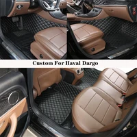 Car Floor Mat For Haval Dargo Rugs Panel Protective Pad Premium Custom Leather Foot Carpet Accessories