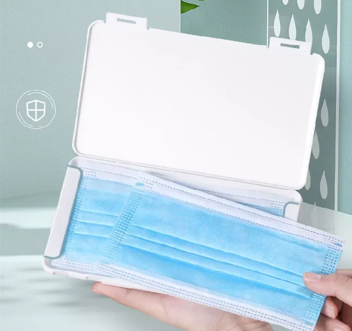 

2022New Mase Case Portable Mask Storage Case mask holder Save mask box Face Mask Container Mask Organizer Box Surgical Mask