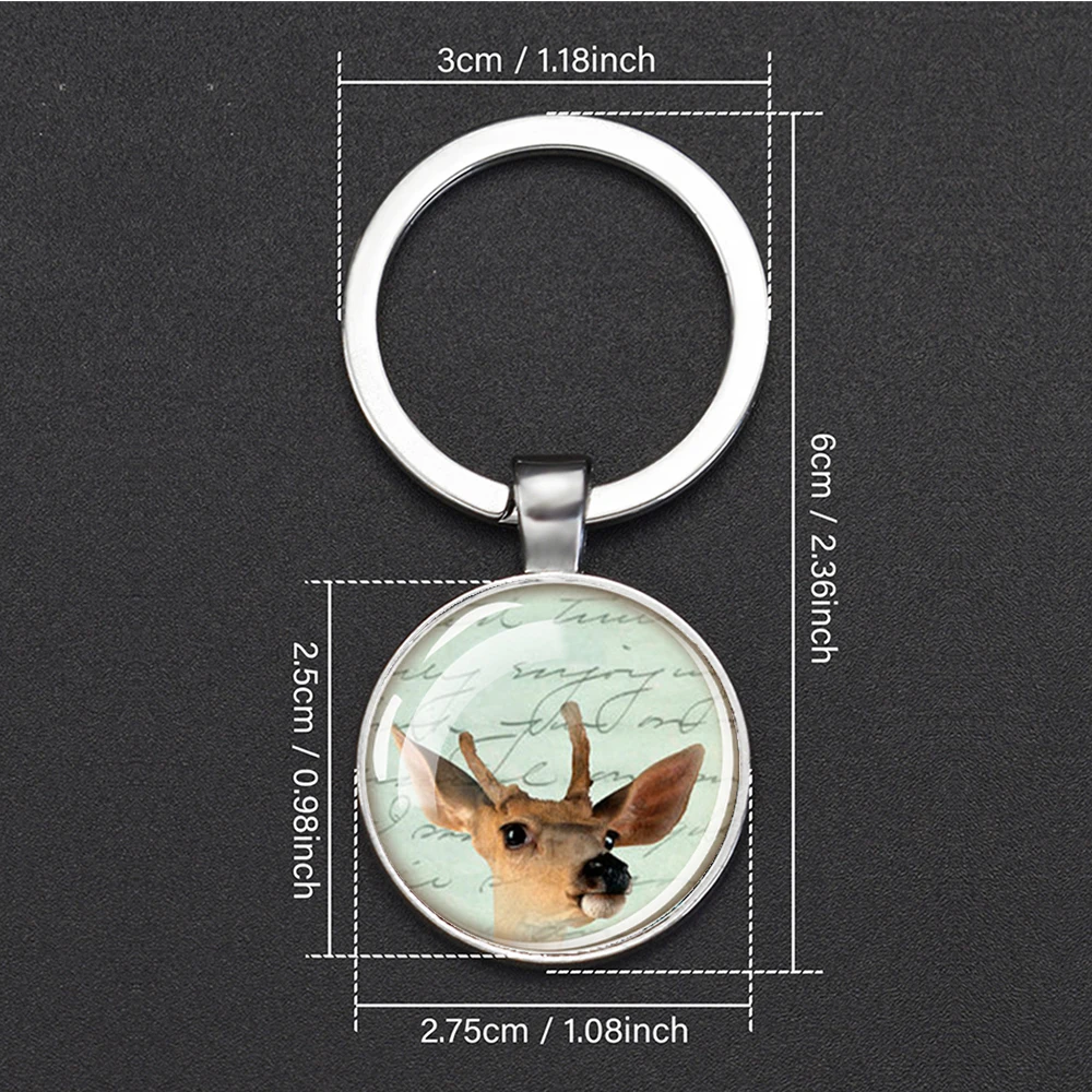 Брелок декоративная цепочка для ключей O-образной формы с милым маленьким