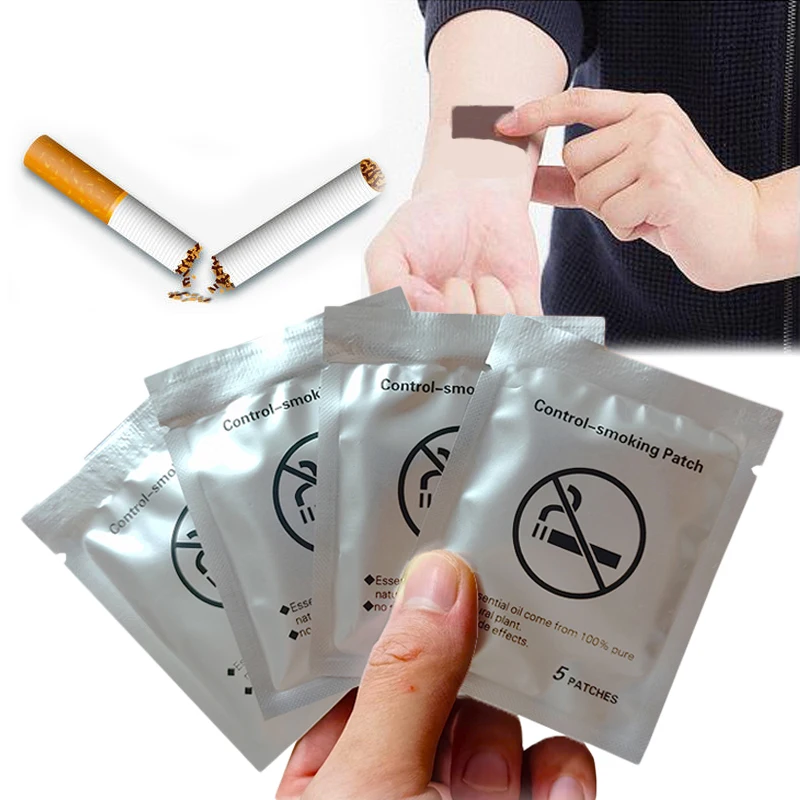 

20pcs/4bag 100% Natural Ingredient Anti Smoke Patch Stop Quit Smoking Cessation Chinese Herbal Medical Plaster Health Care