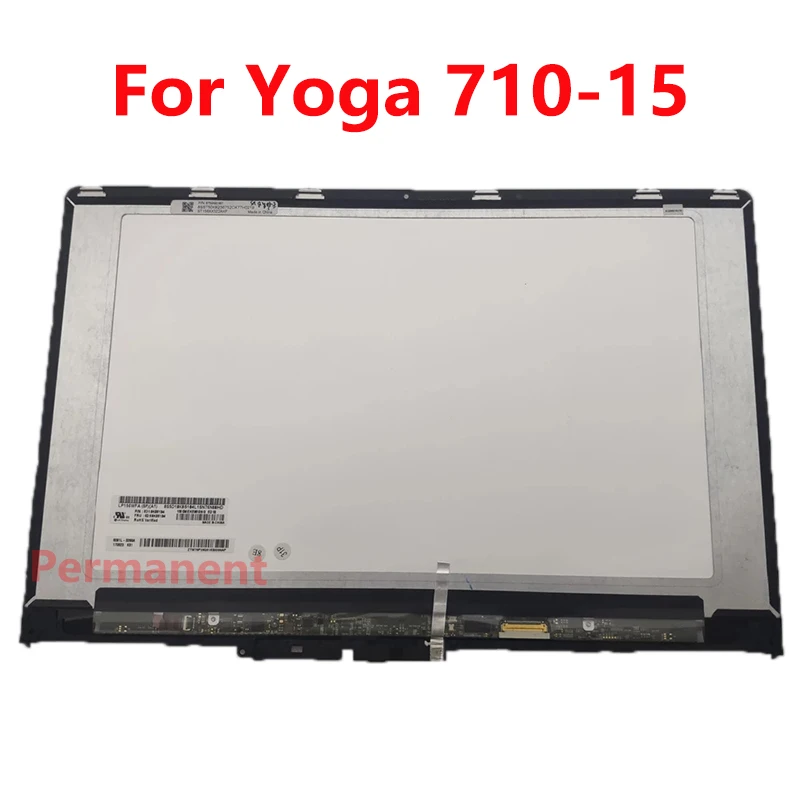 

15.6" FHD LCD Touch Screen Digitizer Display Panel LP156WFA-SPA1 Yoga 710-15ISK For Lenovo Yoga 710-15IKB Touchscreen