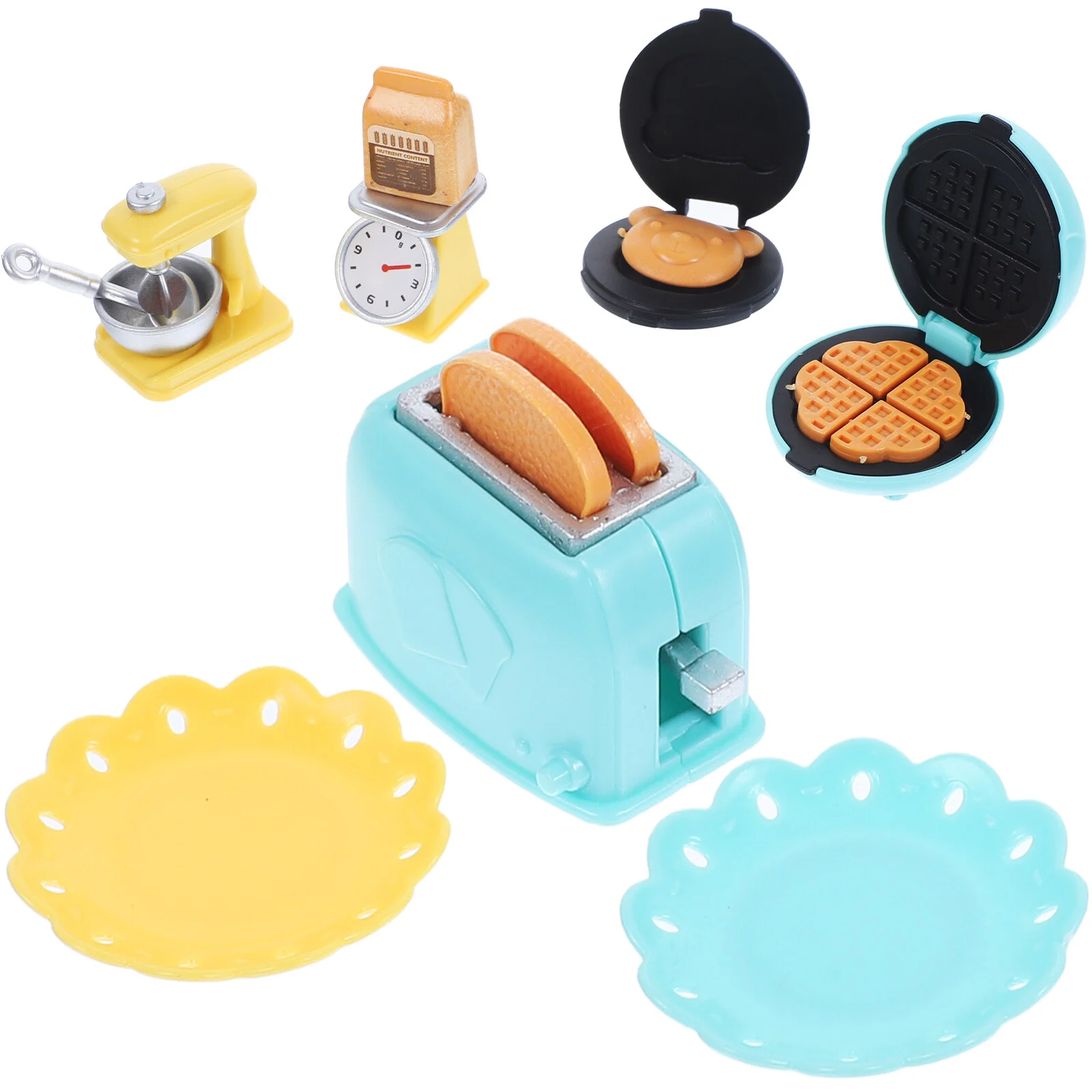 

Dollhouse Cooker Simulated Kitchenware Toy Miniature Miniatures Room Accessory Bakery Toys Kids Plastic Layout Decor Child