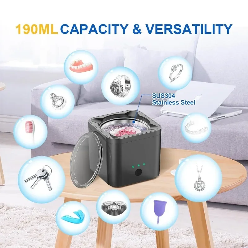 Стоматологический Ультразвуковой очиститель 230 мл бак из нержавеющей стали