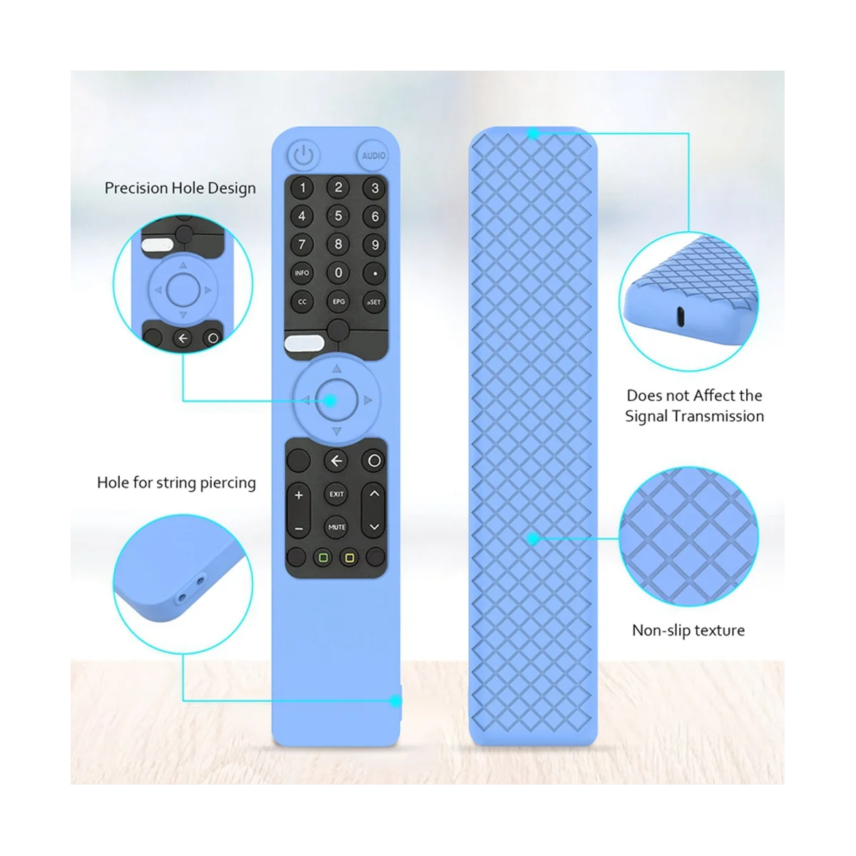 Силиконовый чехол для пульта дистанционного управления Xiaomi P1/P1E/Q1/Q1E