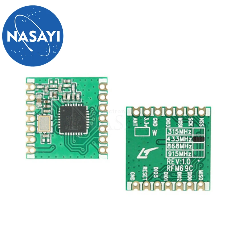 5 шт./лот RFM69CW HopeRF 433 МГц беспроводной трансивер с RFM12B на складе