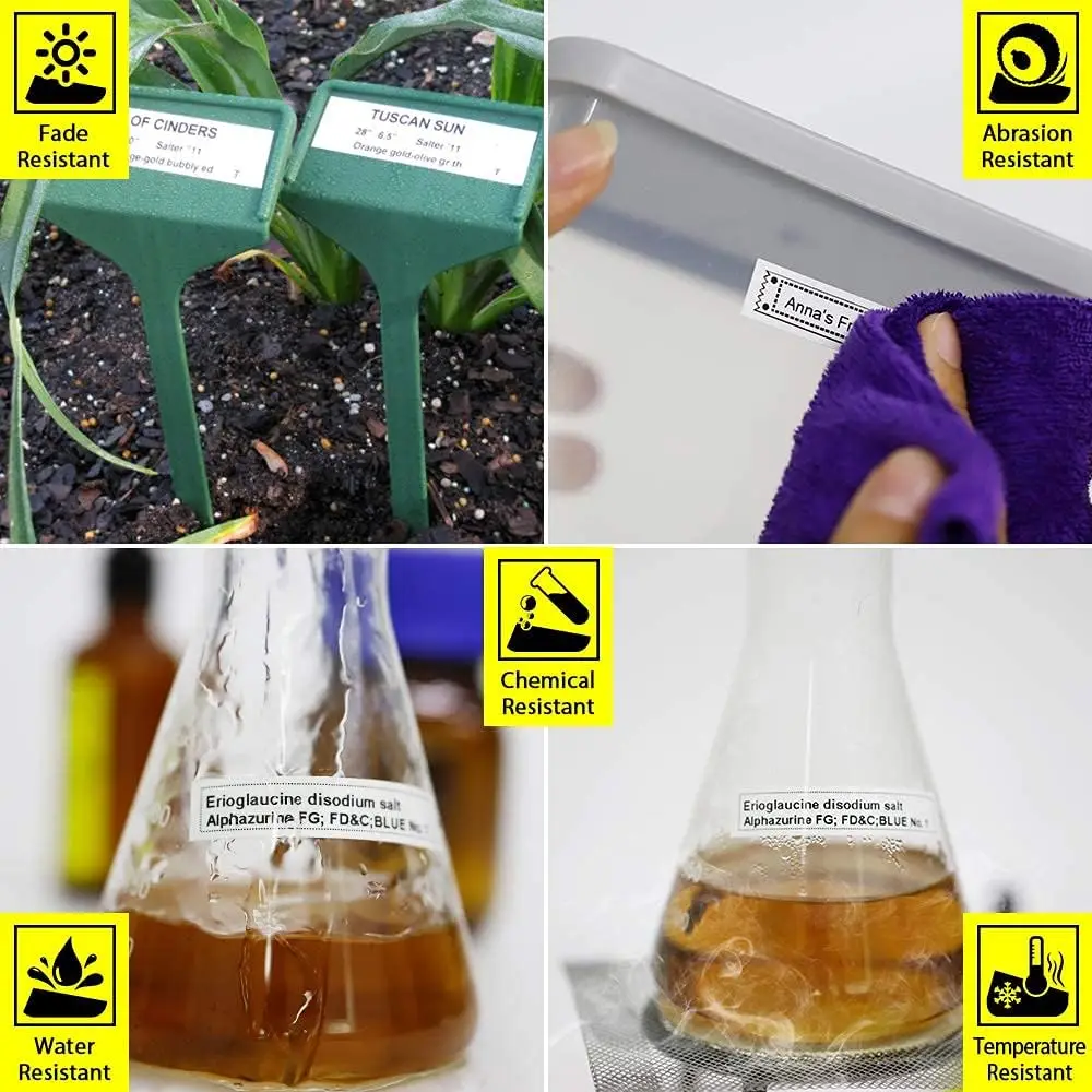 6 упаковок совместимая лента для этикеток Epson SS12KW 12 мм 1/2 дюйма LC-4WBN LK-4WBN LK принтера