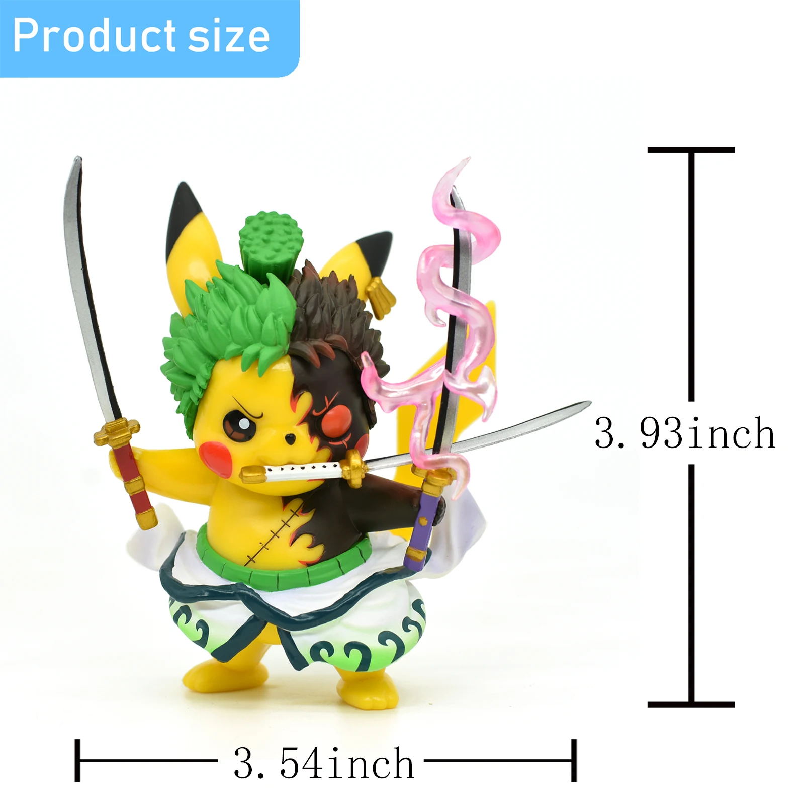 Аниме Покемон Пикачу Косплей ророноа Зоро ONE PIECE GK коллекция подарки на день