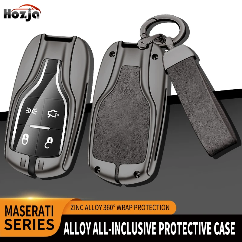 

Car Remote Key Case Cover Holder For Maserati Levante Ghibli Quattroporte GT Granturism Granconvertible Shell Protector Accessor