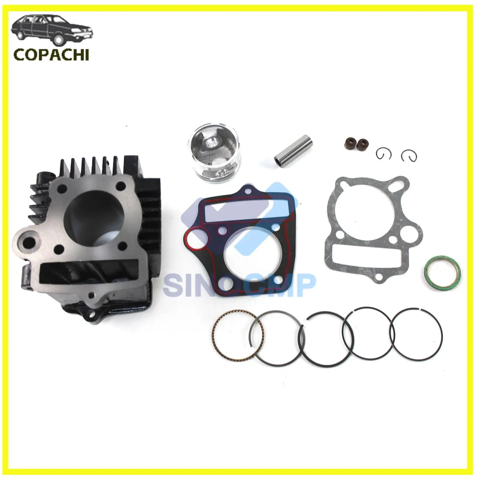 47 мм поршневые кольца цилиндра двигателя с большим отверстием штифт 13 комплект