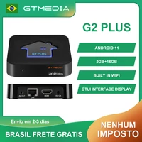 gtmedia g2 plus android box 2gb16gb amlogic 905w2 chip android 11 4k hd media player m3u gtplayer tv box stock in brazil