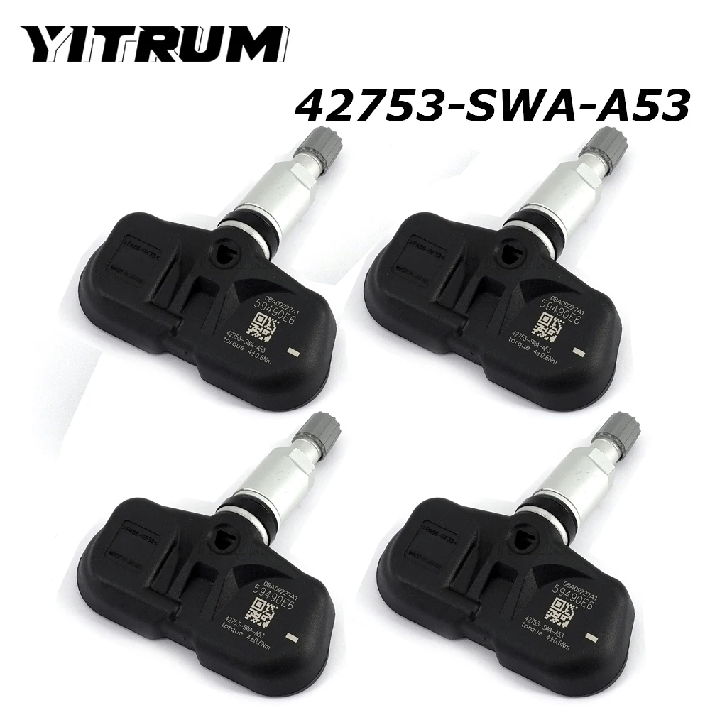 Фотоэлемент YITRUM 42753-SWA-A53 для Honda Accord 2008-2012 подходит для 2008 CRV 2007-2011 TPMS датчик давления в шинах 42753-SWA-315 315 МГц