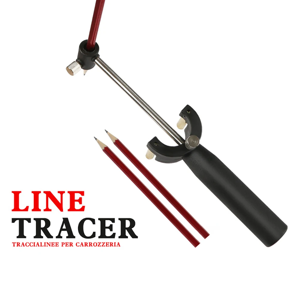 

Adjustable Parallel Scriber Car Wheel Eyebrow Mark Scraper Automotive Sheet Metal Repair Tools Data Recovery Paint Marking Tools