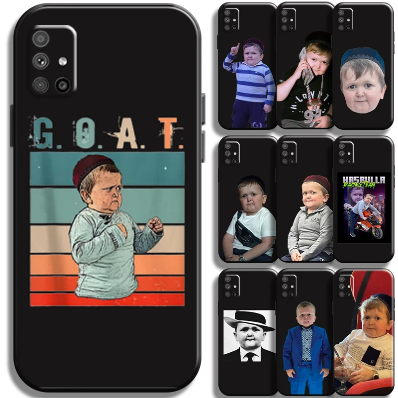 

Hasbulla Funny Cute Children Phone Case For Samsung Galaxy M51 Funda Shell Soft Back Full Protection Liquid Silicon Black TPU