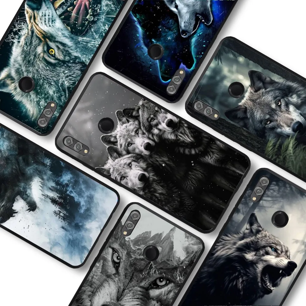 Animal The Wolf Howl Phone Case For Huawei Honor 10 Lite 9 20 7A 9X 30 50 60 70 Pro Plus Soft Silicone Cover