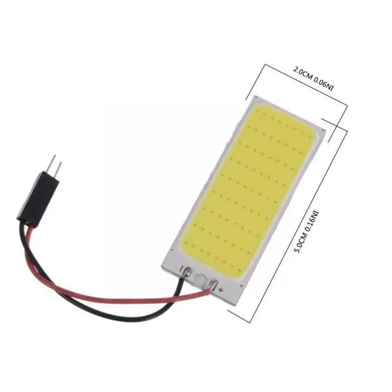 Автомобильный 1 комплект 12 В ксеноновая Белая светодиодная купольная лампа для