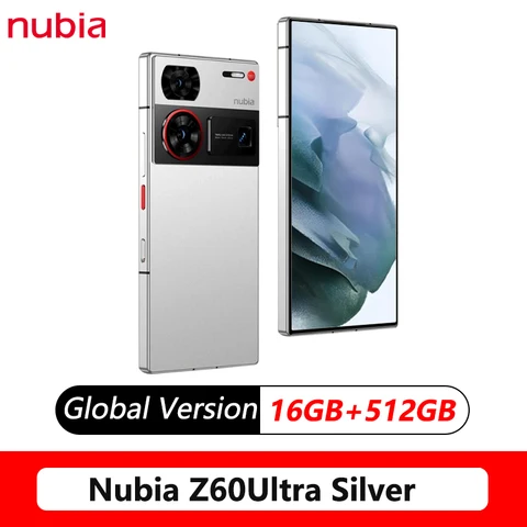 Nubia Z60 Ultra Q9 + смартфон с 5,5-дюймовым дисплеем, процессором Snapdragon 8Gen, 6000 мАч, 80 Вт