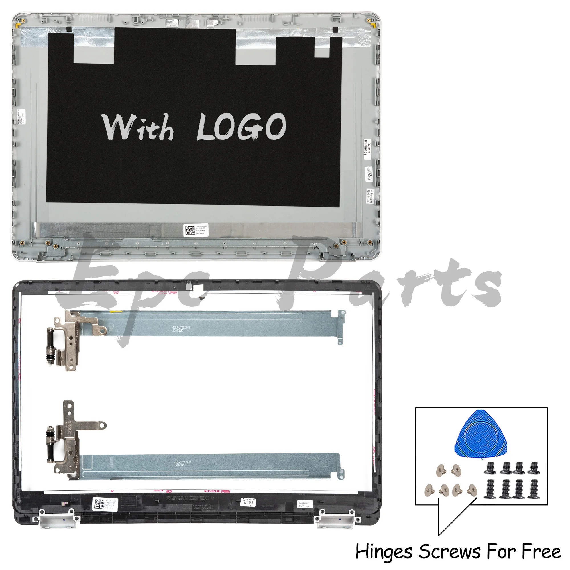 Детали Epc для Inspiron 15 5584 P85F Пластиковая Задняя крышка ЖК-дисплея + рамка петли