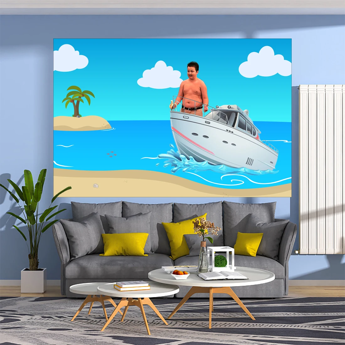 Настенный Коврик с забавным мемом украшение для спальни или дома