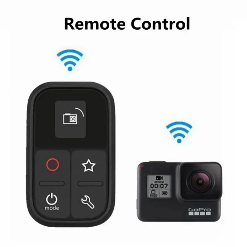 

Набор для видеокамер GoPro Hero 10, самосветящийся пульт дистанционного управления, 80 м, Wi-Fi, Bluetooth, Hero 10, 9, 8, 7, 6, 5, 4, с OLED-экраном