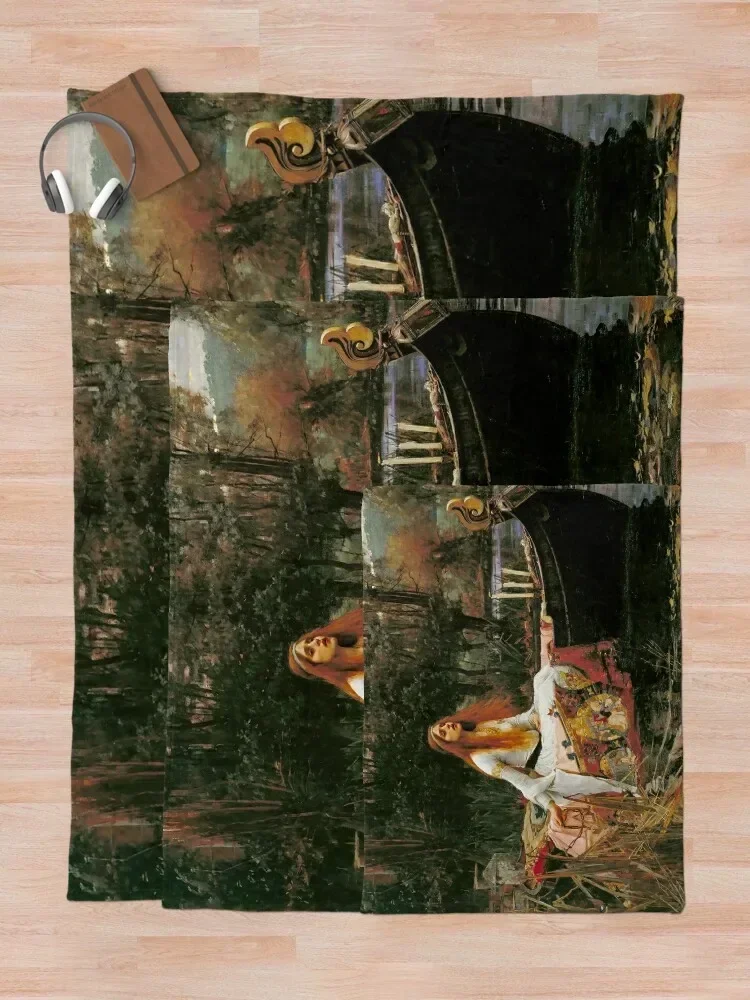 Фланелевое одеяло The Lady of Shalott by John William Waterhouse