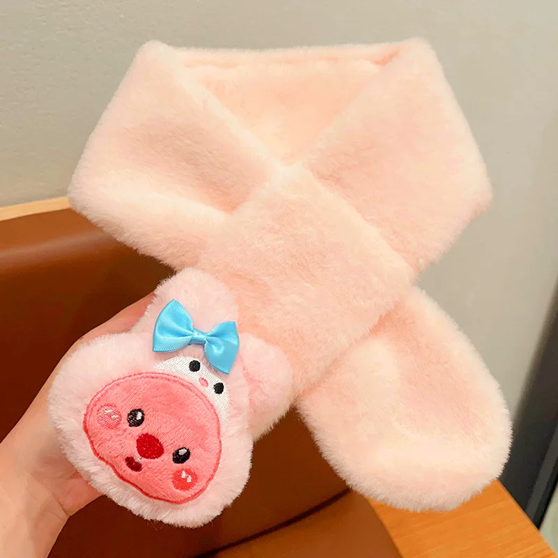 Шарф-петля с перекрестием зимний мужской и женский утолщенный холодный теплый