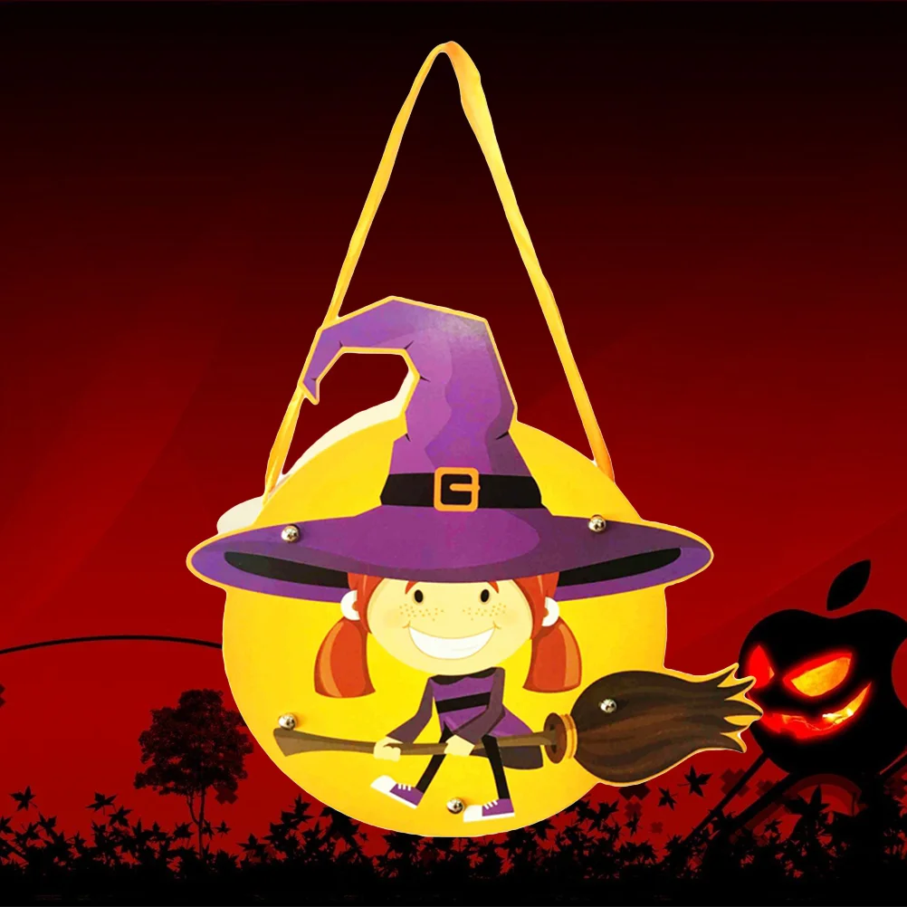 

2PCS Practical Portable Witch Pattern Gift Bags for Candies Chocolate Party